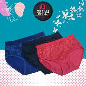 3 pieces Stretchable panties girls & women