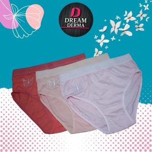 3 pieces Stretchable panties girls & women