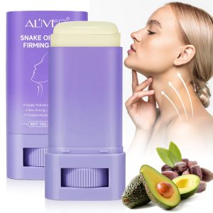 ALIVER Natural Organic Snake Oil Neck Firming Stick Private Label Deep Hydrating Anti Wrinkle Neck Lifting Repair Balm Stick
