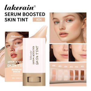 6 color Lakerain Full Coverage Black Skin Waterproof Long Lasting Matte Makeup Serum Skin Tint Face Foundation Stick